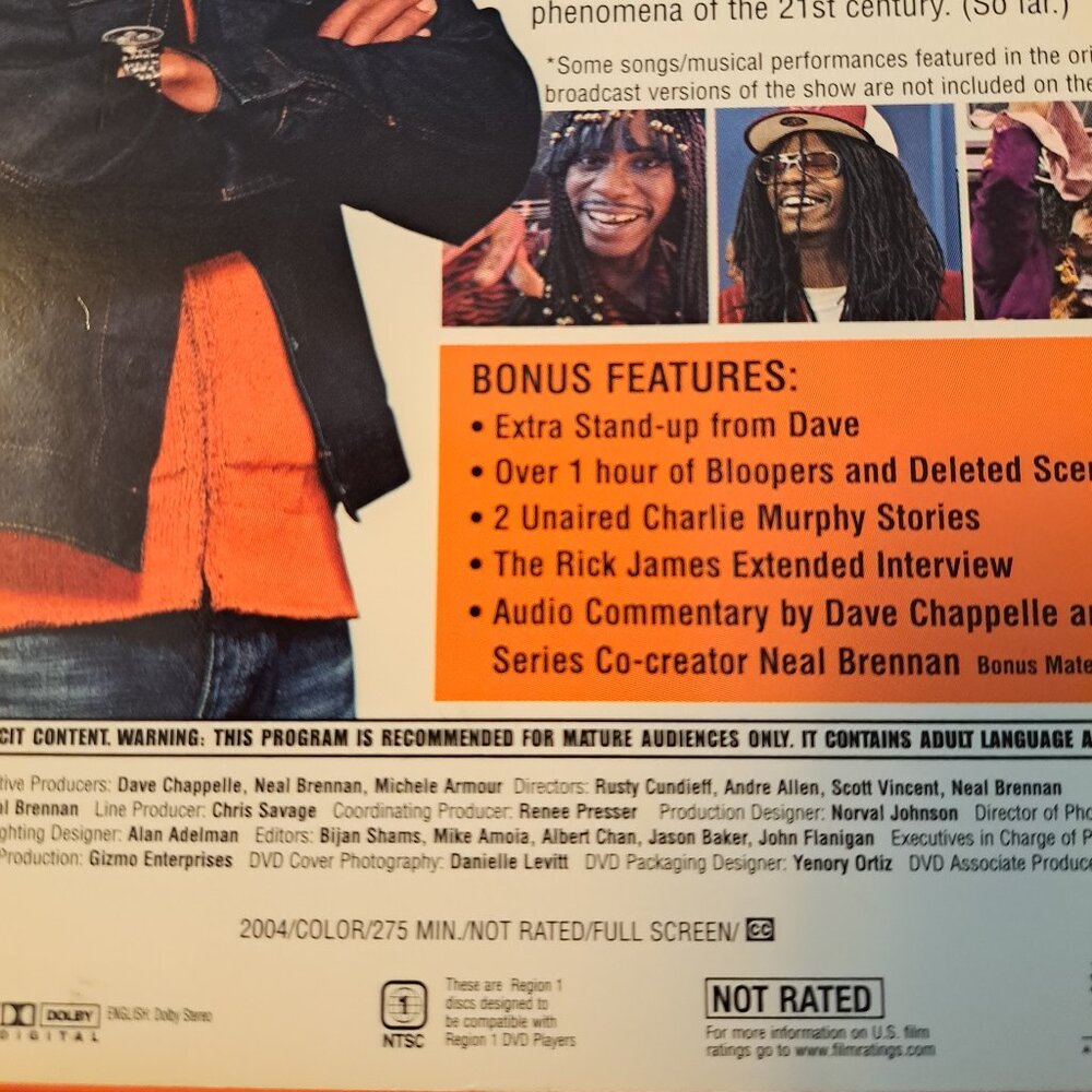 Comedy Central Dave Chappelle's Show Season 2 Uncensored, Paramount DVD - Picture 3 of 8